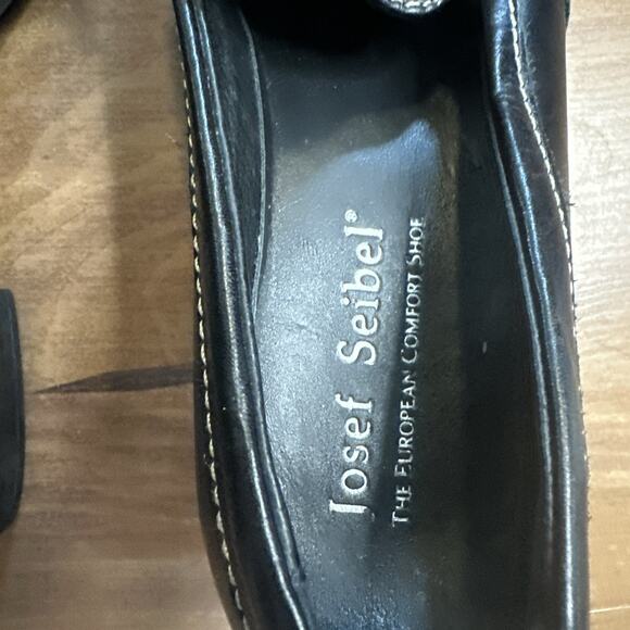 Joseph Siebel Womens Heels Dress Shoes Size 40 Black Leather - Picture 5 of 7